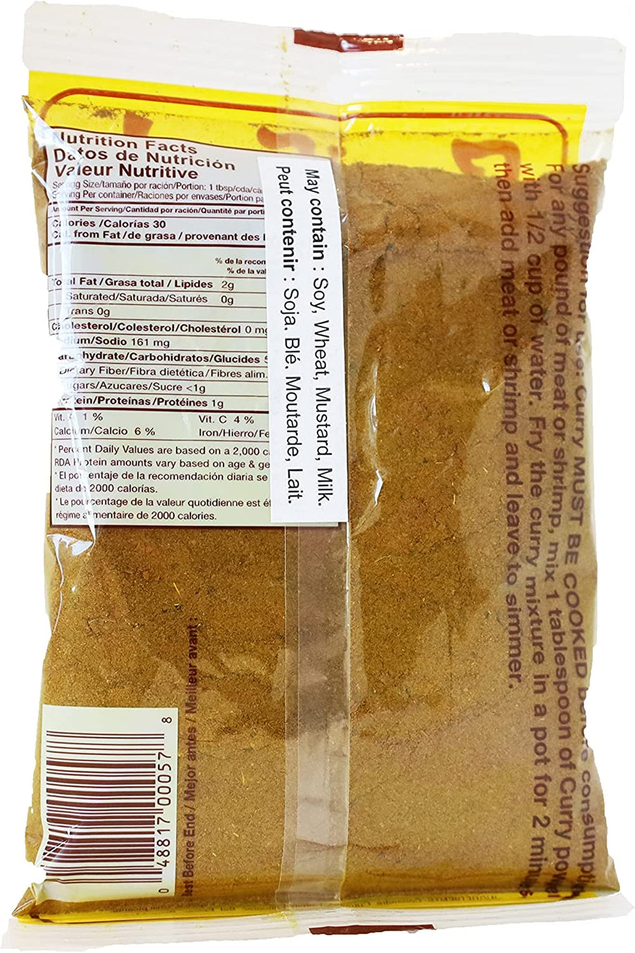 Caribbean Chief Duck Goat Curry Powder Duck/Goat Curry Power INDI